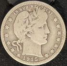 1915 D denver Mint Barber Quarter