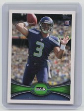 2012 Topps Rookie RC Russell Wilson #165 Seahawks NFL Football Card. rookie card picture