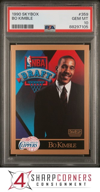 1990 SKYBOX #359 BO KIMBLE RC CLIPPERS PSA 10
