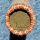ROLL OF WHEAT CENTS WITH SOME INDIAN HEADS 1893 & 1899