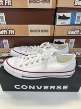 0197 Converse Unisex Size Men  s 7/Women  s 9 Optical White