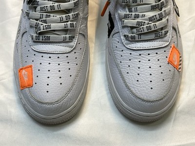 Nike Air Force 1 Low Just Do It White/Orange/Black Leather 30th