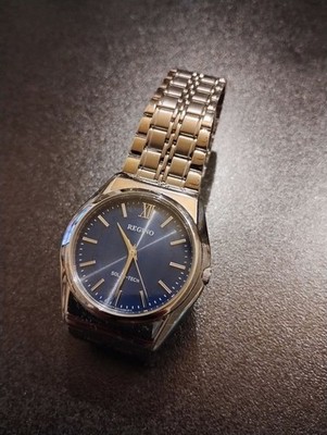 CITIZEN REGUNO SOLAR-TECH Watch Blue Dial Stainless Steel Quartz Solar