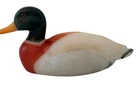 Fenton Hand Painted Mallard Duck Figurine Signed Artist Satin Glass