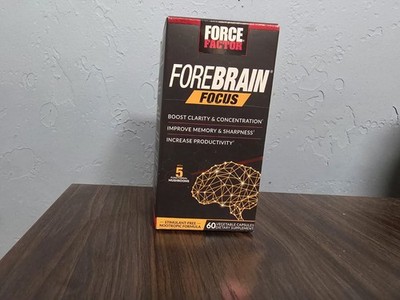 Force Factor Forebrain Focus Brain Booster - Increase Productivity Exp 3/2028