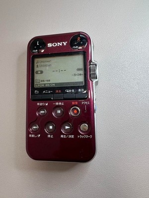 SONY PCM-M10 R Red Portable Linear PCM Recorder Audio SONY PCM-M10 R Red Portable Linear PCM Recorder Audio