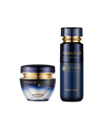 TONYMOLY Premium RX Bird's Nest Essence 55ml + Nourishing Cream Set 45ml