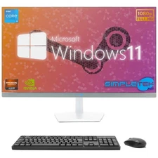 Aio All IN One i5 27 " WIN11 32GB 2TB Gpu GTX1650 4GB PC Computer Editing Gaming