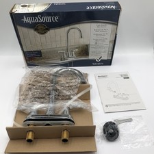Aquasource Two Handle Bar Faucet Chrome Finish Faucet 0210554 Kitchen Faucet