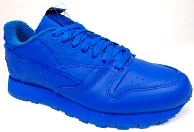 NEW Reebok Maison Margiela Project 0 Classic Sneakers Mens Size 9.0 Blue Leather