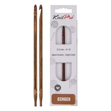 Ginger Afghan Tunisian Crochet Hook US Size H 5mm Knitting Craft Needles DIY