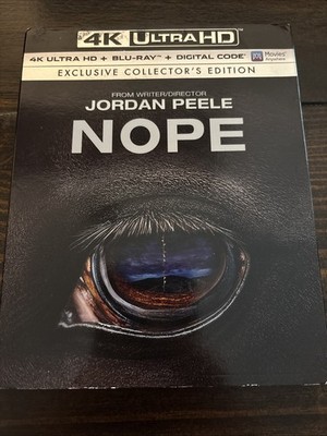 Nope 4K Ultra HD Blu Ray Rare Slipcover Exclusive Collector's Edition