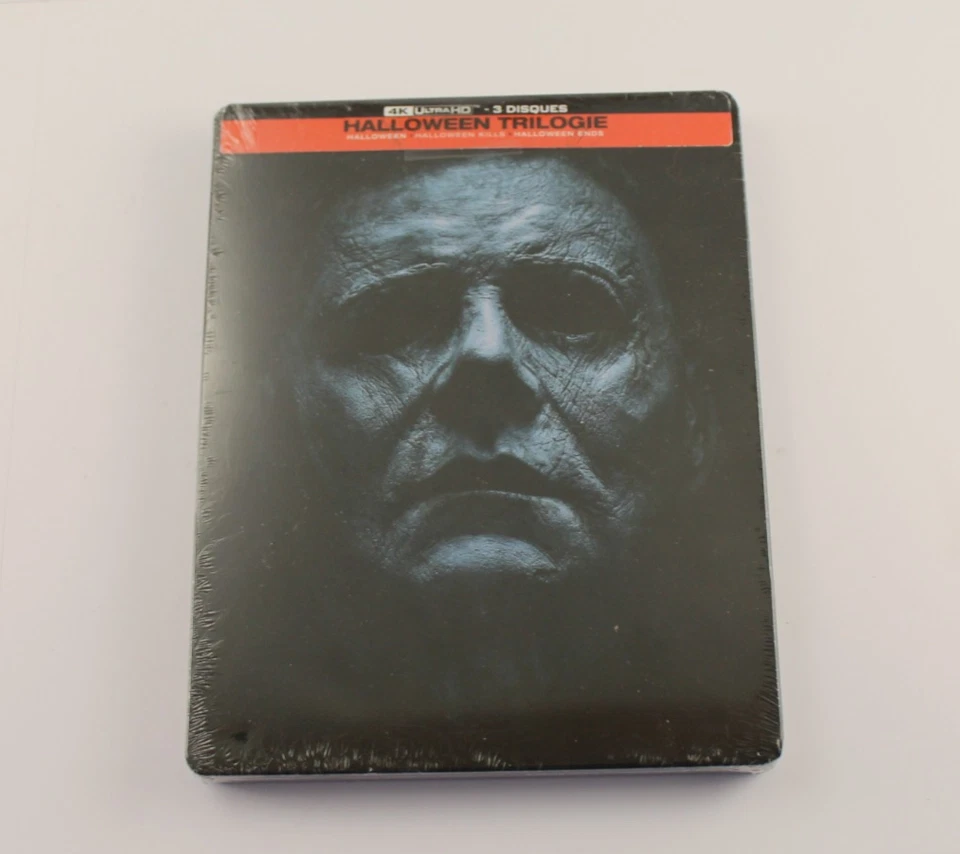 Halloween Trilogie Édition Limitée SteelBook Blu-ray 4K Ultra HD - Neuf - Photo 1/4
