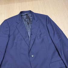 Brooks Brothers Custom Tailored Men's 44R Navy Blue Blazer Suit Jacket Coat