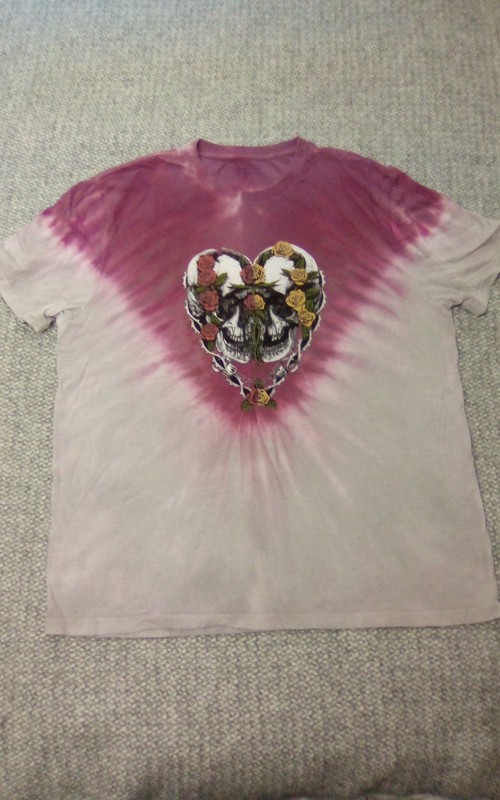 ALL SAINTS Danny Tie Dye Graphic Print Cotton Short Sleeve T Men's  Size Large