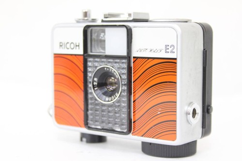 Ricoh Ricoh AUTO HALF E2 25mm F2.8 Orange Black Curved Pattern Compact ...