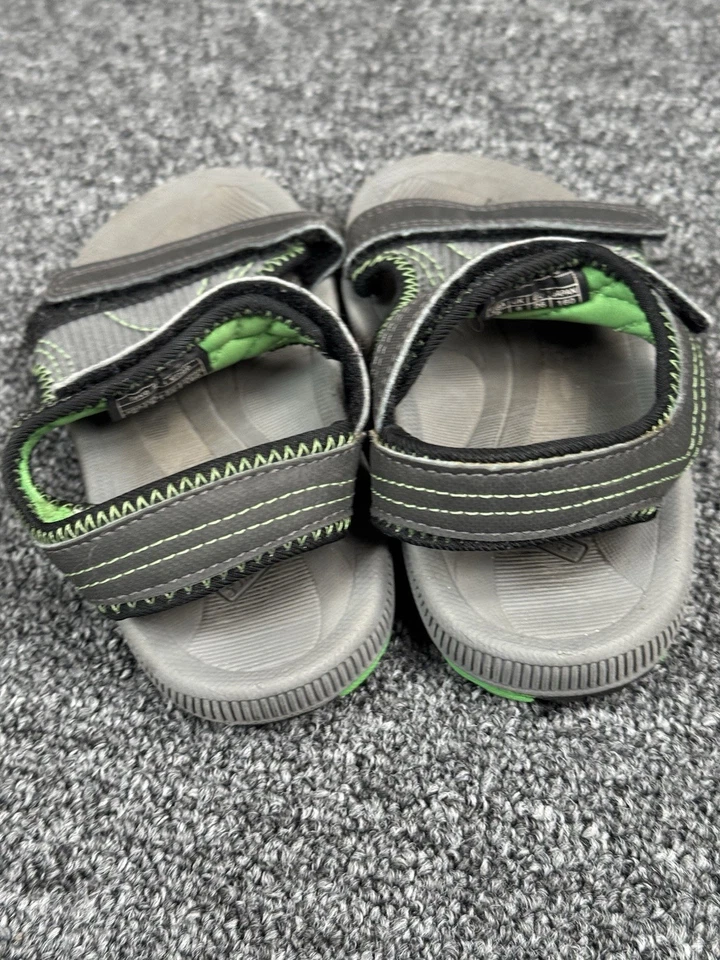 Sandalias Teva Niños Unisex Talla 9 Verde Gris Cómodas Zapatos Foto 3 de 4