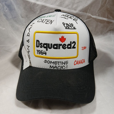 Dsquared2 D2 Patch Black White Baseball Cap