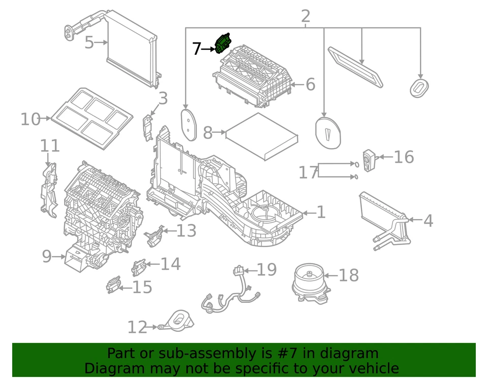 Actuador de puerta original Ford PZ1Z-19E616-J Foto 4 de 4