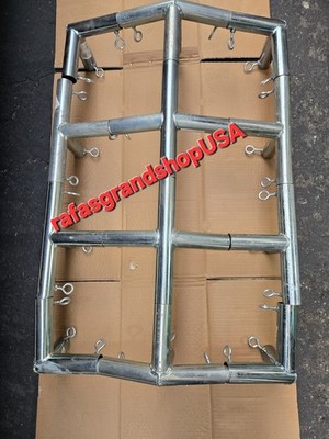 8 Leg Canopy HighPeak 10x20 Fittings Set 1'' Carport Frame Shed Tent 125 Degree 