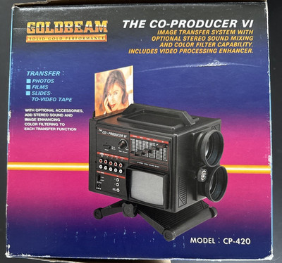 Goldbeam Co-Producer VI CP-420 Image Transfer Video Processor Vintage AV NEW