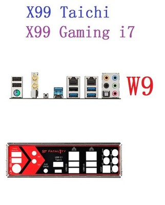 1PCS BACKPLANE IO I/O   FOR ASRock X99 Taichi X99 Gaming i7 MOTHERBOARD *la