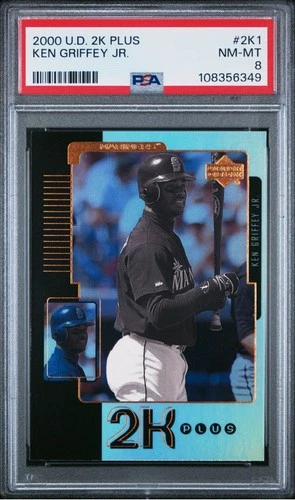 2000 U.D. 2k Plus Ken Griffey Jr. #2K1 PSA 8 NM-MT HOF Seattle Mariners