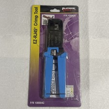 Platinum Tools 100004C EZ-RJ45 Crimp Tool, Cat 5/5e, Cat6, RJ-11, RJ-12, RJ-45