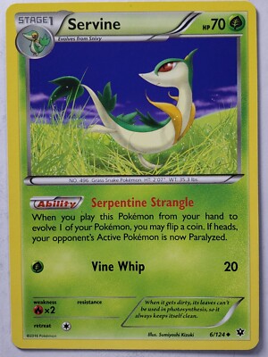 ポケモン - ジョセフィーヌ Servine 6/124 VLP / NM - XY Fates Collide Pokemon Card