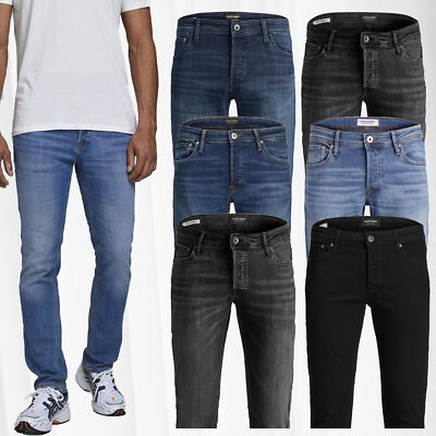 JACK & JONES Herren Slim Fit Jeans GLENN Skinny Tapered JJI GLENN ORIGINAL