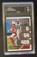 2021 Score Football Next Level Stats #NL11 Larry Fitzgerald GMA 10 Gem Mint HOF