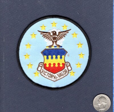 UNITED STATES AIR FORCE Eagle Crest Insignia USAF 4'' Veteran Squadron Patch