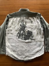 Vintage Harley Davidson Button Up Shirt Mens L Back Graphic Superbly Engineered