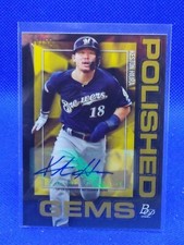Keston Hiura 2020 Bowman Platinum Polished Gems AUTOGRAPH #PG-12 ***40/50***