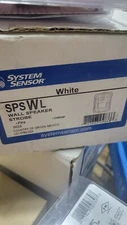 System Sensor White Wall Speaker Strobe SPSWL