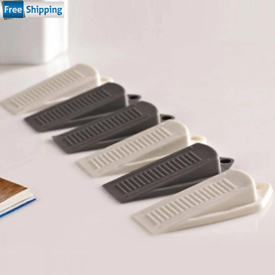 2Pcs Rubber Door Stoppers For Bottom Of Door On Floor Door Stop Wedge