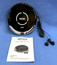 Jensen CD-60C Personal CD Player with Wired In Ear Headphones, Manual - Tested