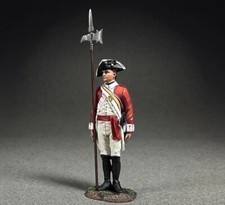 BRITAINS AMERICAN REVOLUTIONARY WAR 16203 BRITISH 43RD REGIMENT OF FOOT SERGEANT