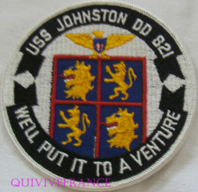 PUS574 - Us Navy DD-821 USS Johnston Zerstörer Patch