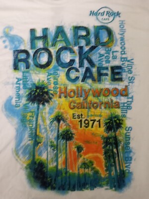 Hard Rock Cafe Limited Edition Hollywood CA T-Shirt Size 2XL