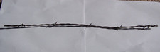 Antique Barbed Wire Strand 18" Long barb wire 2 strand wire cable tight twist