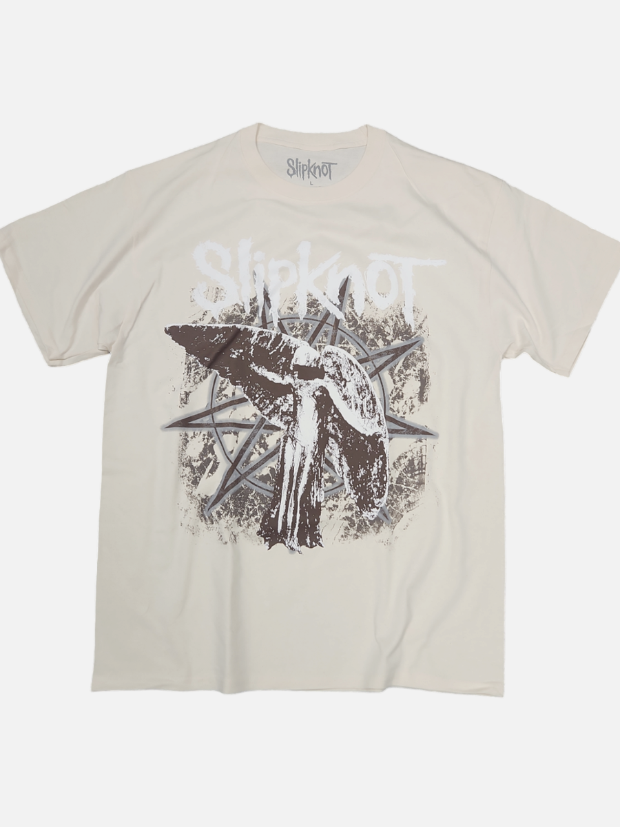 Men's T shirt SLIPKNOT -UNISEX GRAPHIC T SHIRT -SIZE LARGE -100