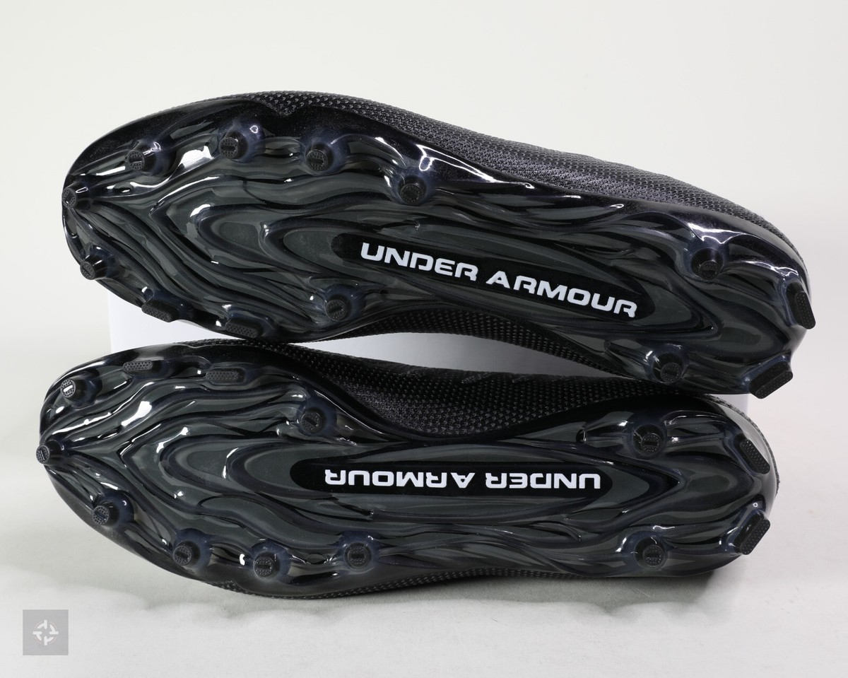 Under Armour Spotlight Lux MC Black Football Cleats Mens Size 13.5
