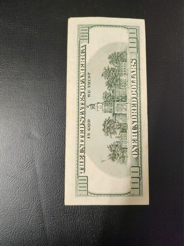 VINTAGE 1999 MISCUT/ MISPRINT ERROR NOTE $100 One - Picture 5 of 5