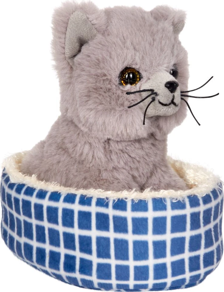 COPPENRATH DIE SPIEGELBURG Kuscheltier Katze Nala im Korb Coppenrath 17626 Lustige Tierparade