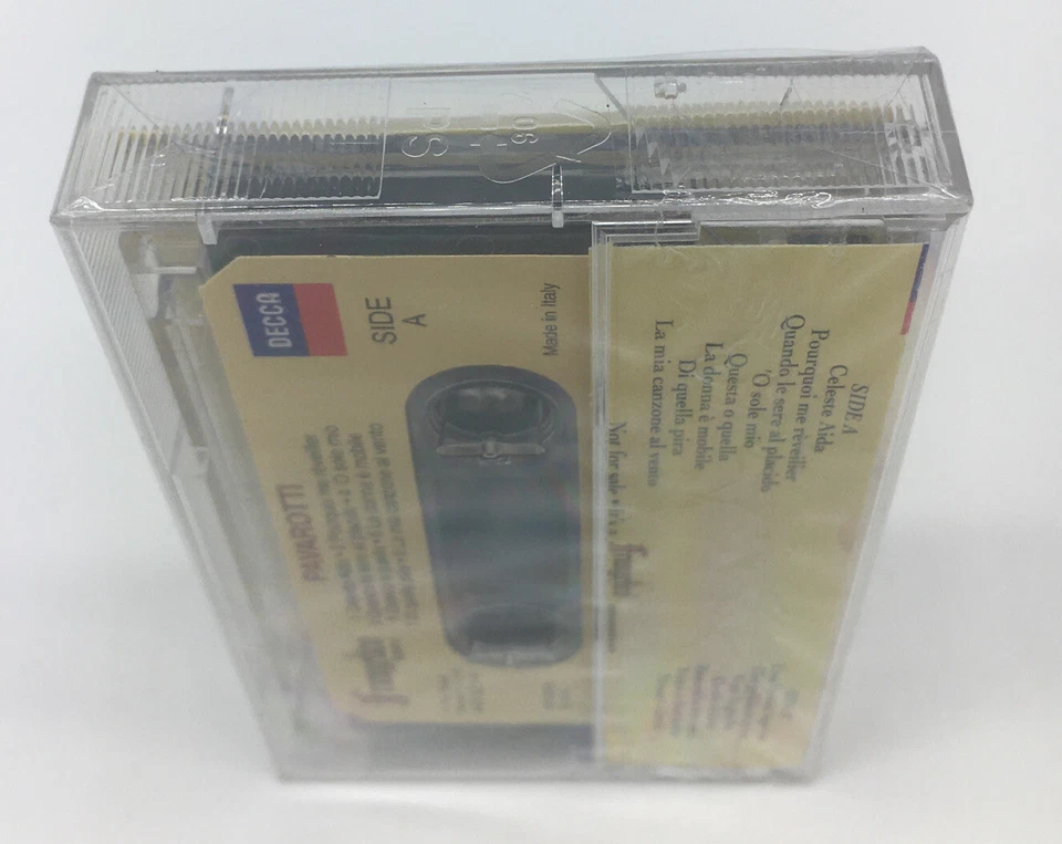 Pavarotti - Frangelico Liqueur Promo (Cassette Tape, 1999, Decca) 443 521-4 New - Image 3 of 3