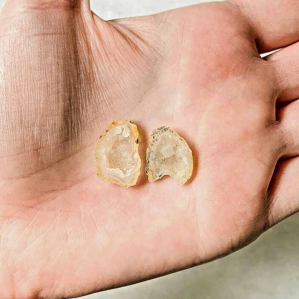 Top Quality Tabasco Geode Pairs Mini Geode Tiny Colorful Crystals Miniature - Image 2 of 4