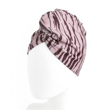 Avon Zebra Hair Towel Wrap Turban Pink Animal Print Absorbent Microfibre Grace