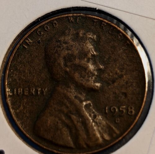 Die Clash Error - 1958 Lincoln Wheat Cent Penny  - Picture 1 of 5