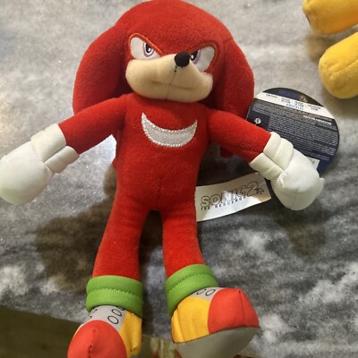 Jakks Pacific Knuckles 9 inch Plush from Sonic The Hedgehog 2 Movie